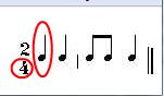 Compás simple y su unidad de tiempo - pianogratis.com