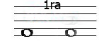 INTERVALO MUSICAL DE PRIMERA